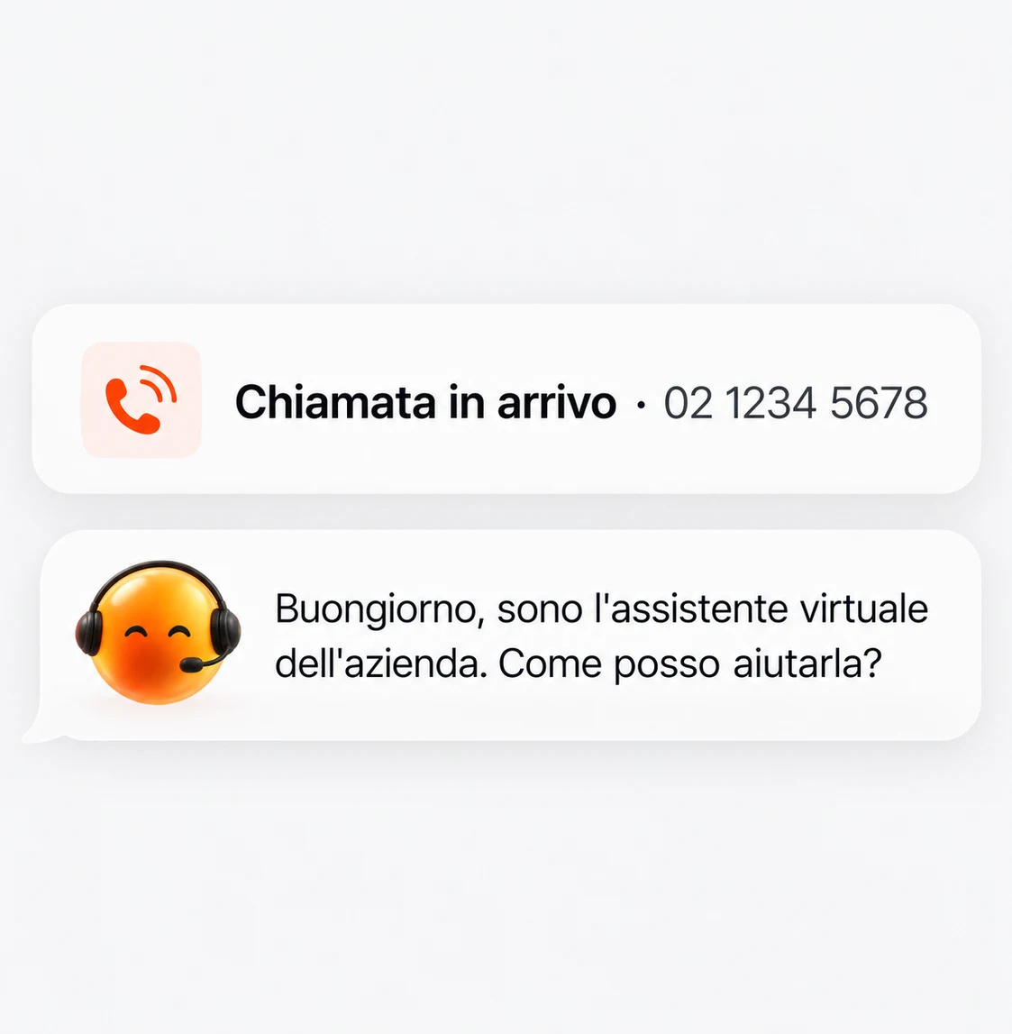 Risponde al numero aziendale