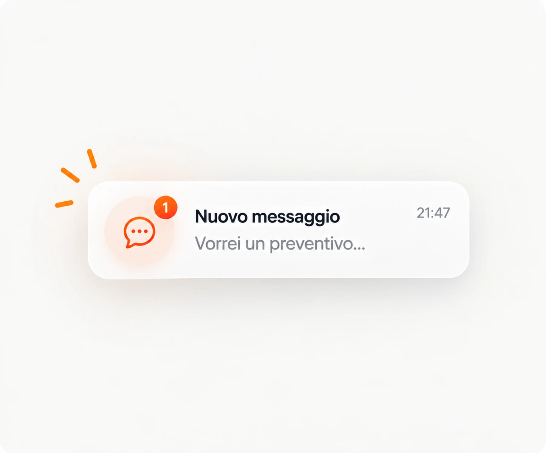 Il cliente scrive su WhatsApp